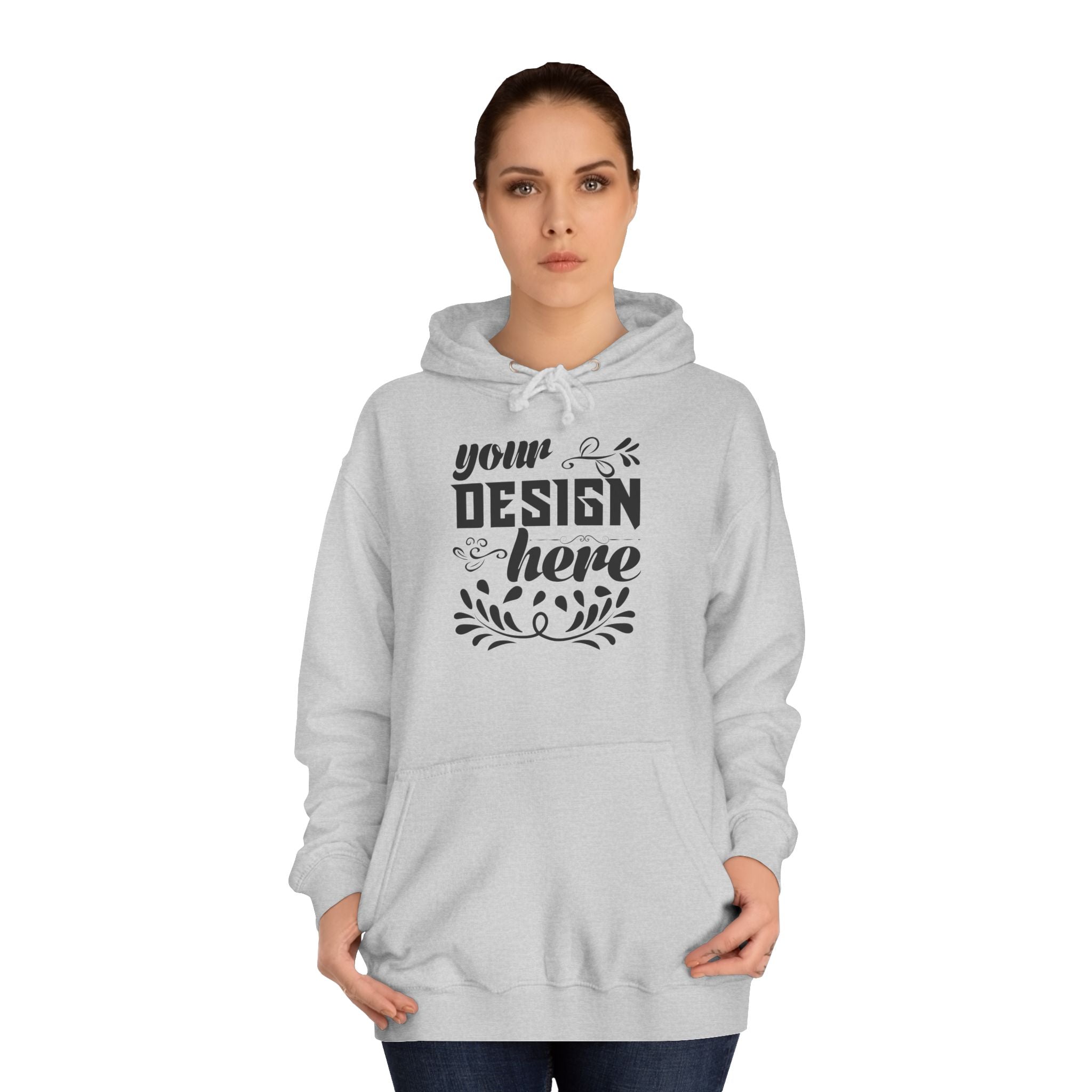 Customizable AWDis JH001 Unisex College Hoodie