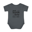 Customizable Infant Baby Rib Bodysuit Rabbit Skins 4400 Unisex