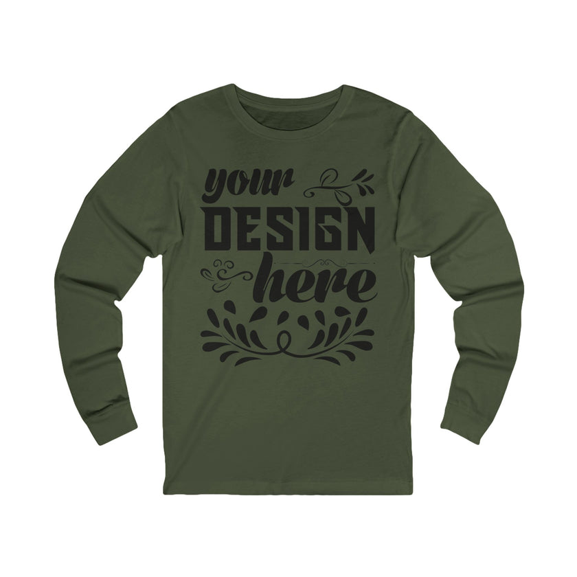 Customizable Bella+Canvas 3501 Unisex Jersey Long Sleeve Tee