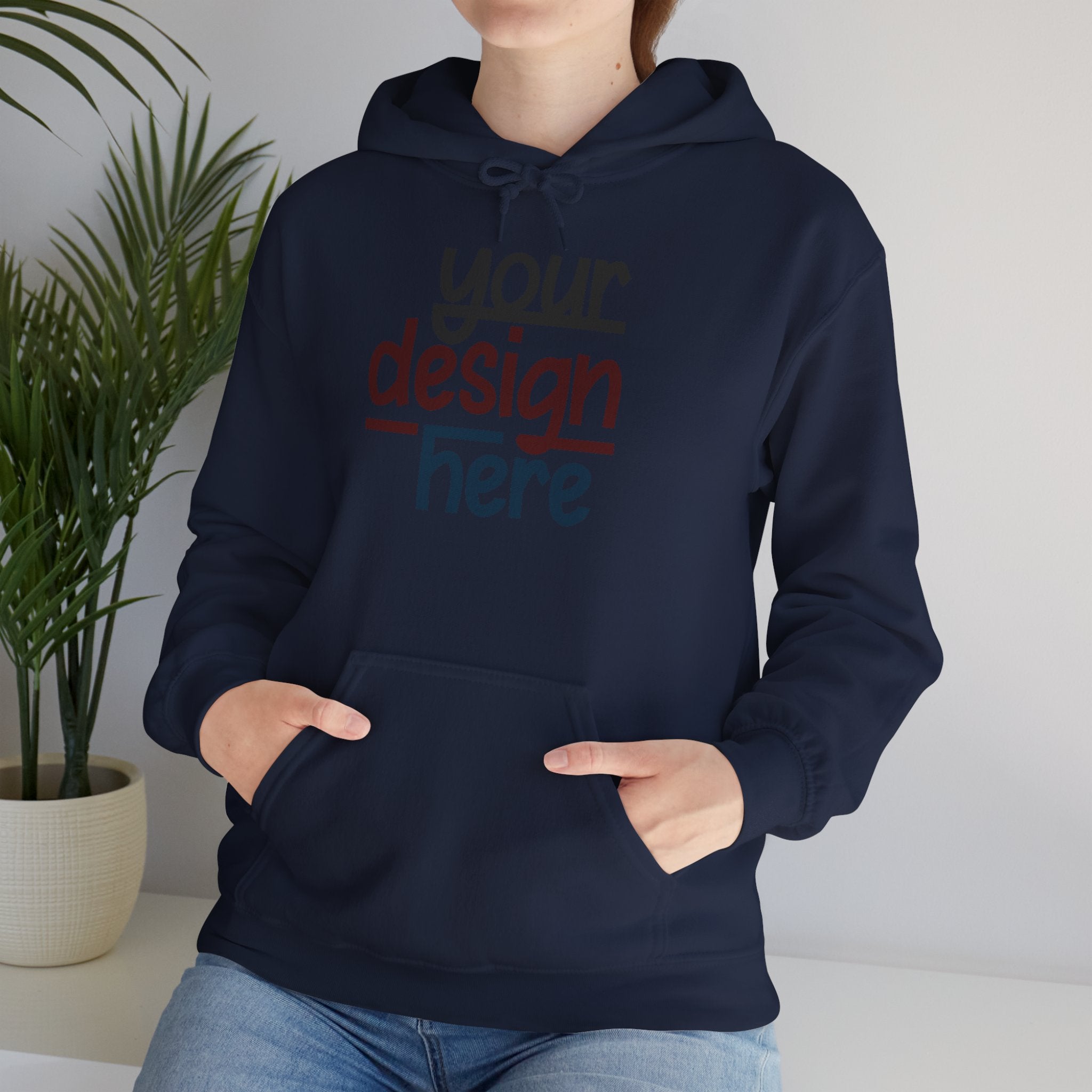 Customizable Gildan 18500 Unisex Heavy Blend Hooded Sweatshirt