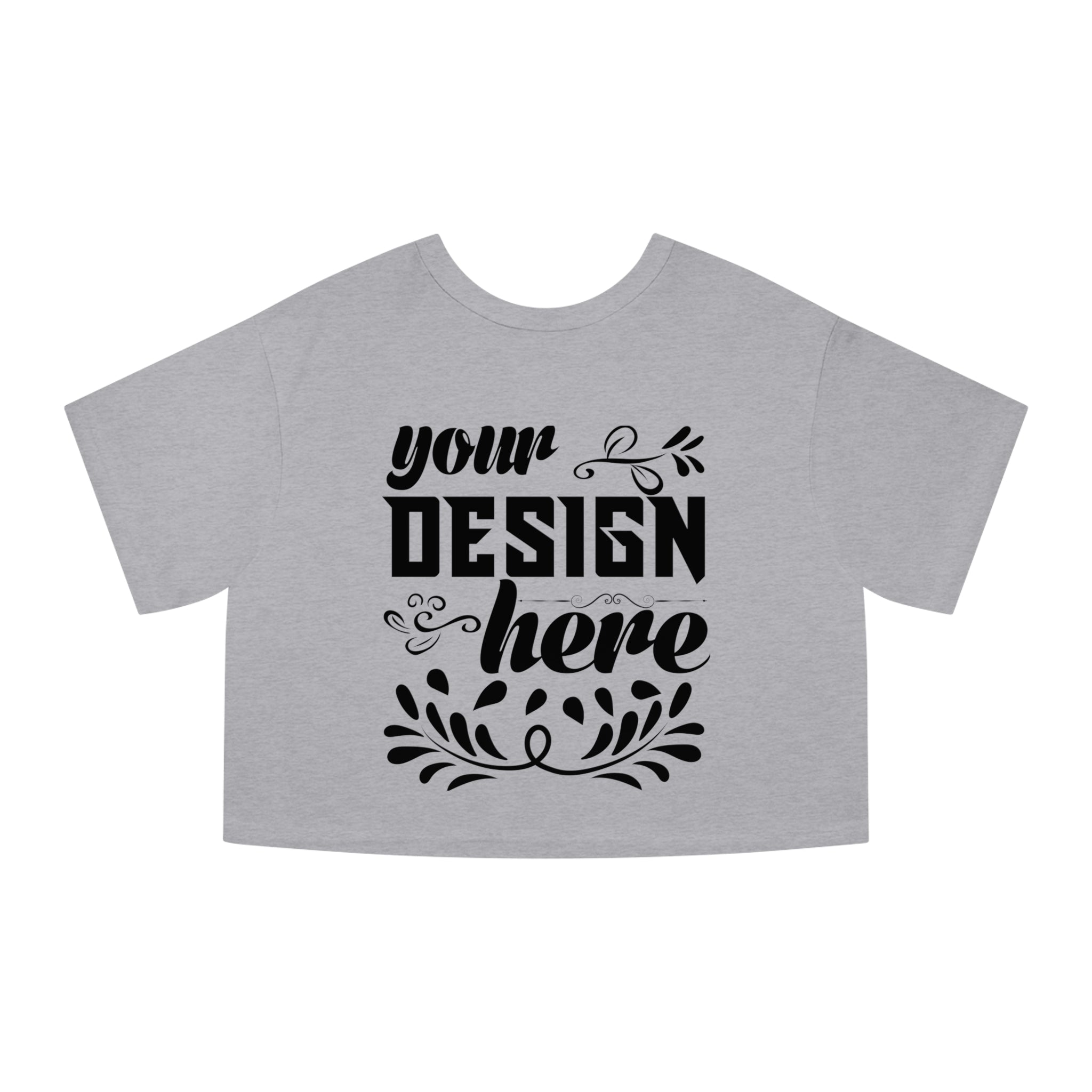 Customizable Champion T453W Womens Heritage Cropped T-Shirt Jersey