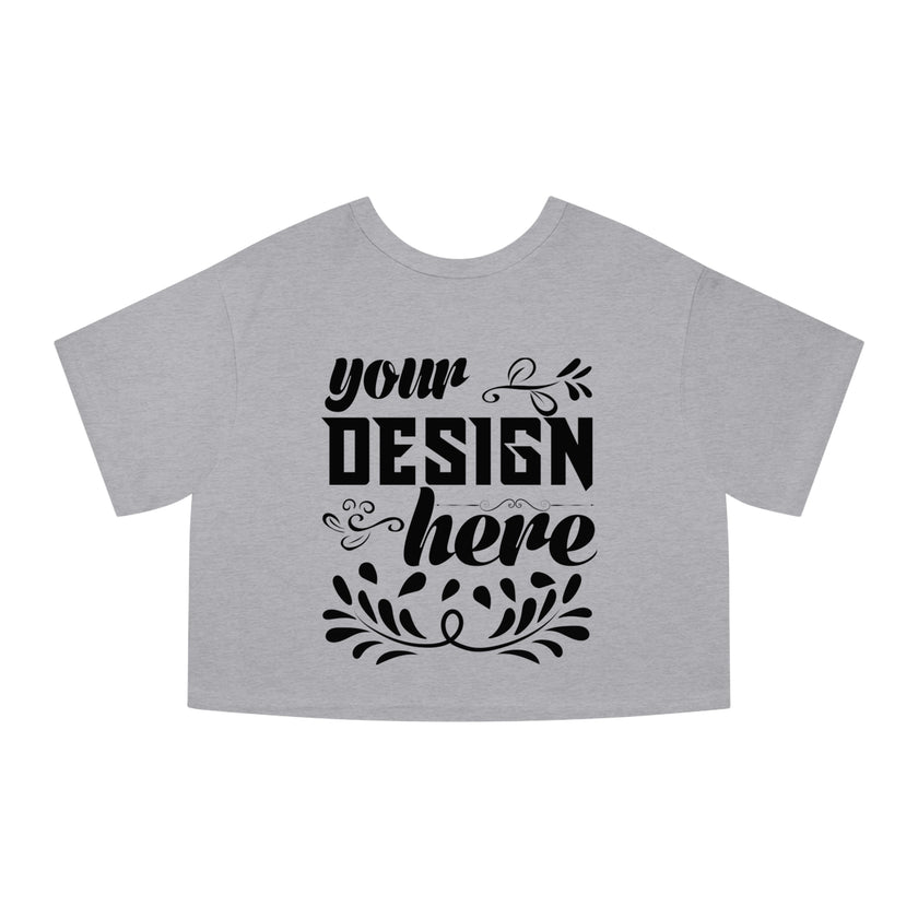 Customizable Champion T453W Womens Heritage Cropped T-Shirt Jersey