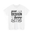 Customizable Gildan 5000 Unisex Heavy Cotton T-Shirt Classic Fit