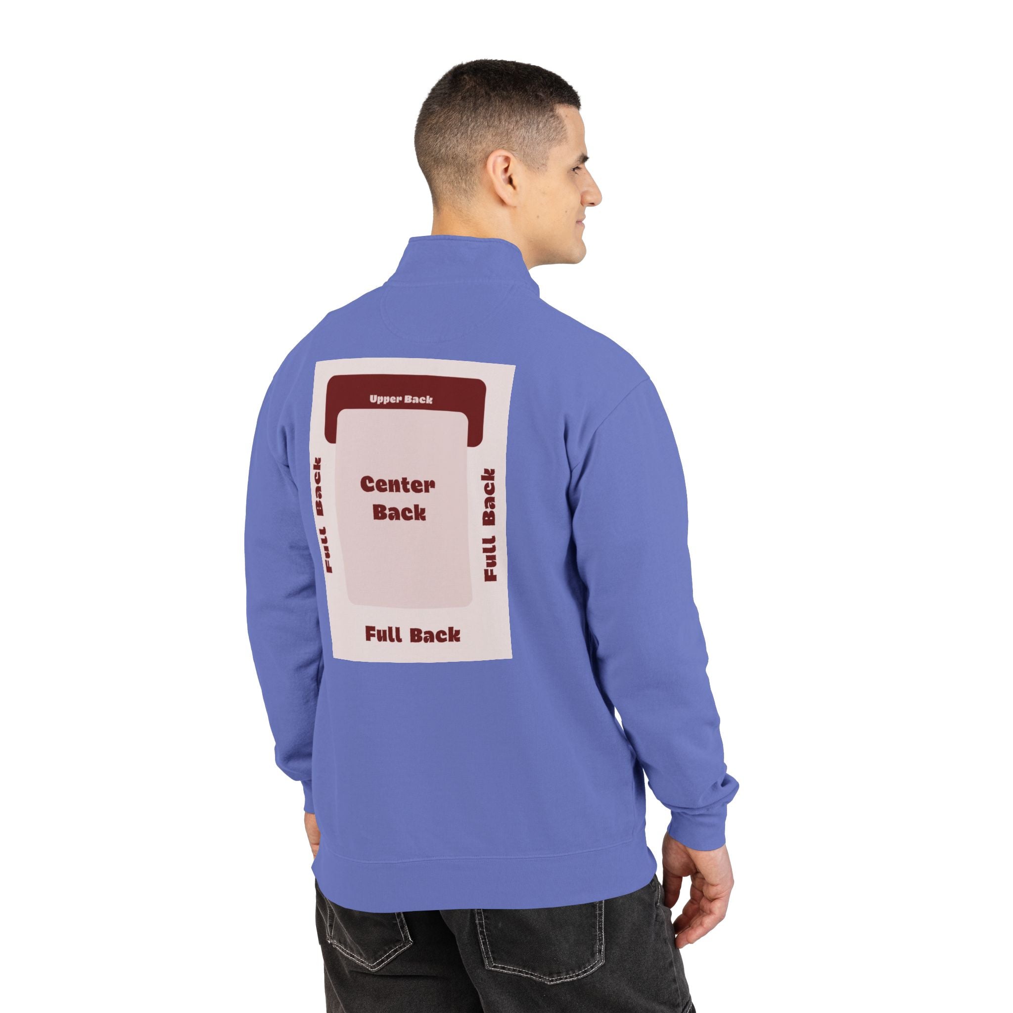 Customizable Comfort Colors 1580 Unisex Quarter Zip Sweatshirt