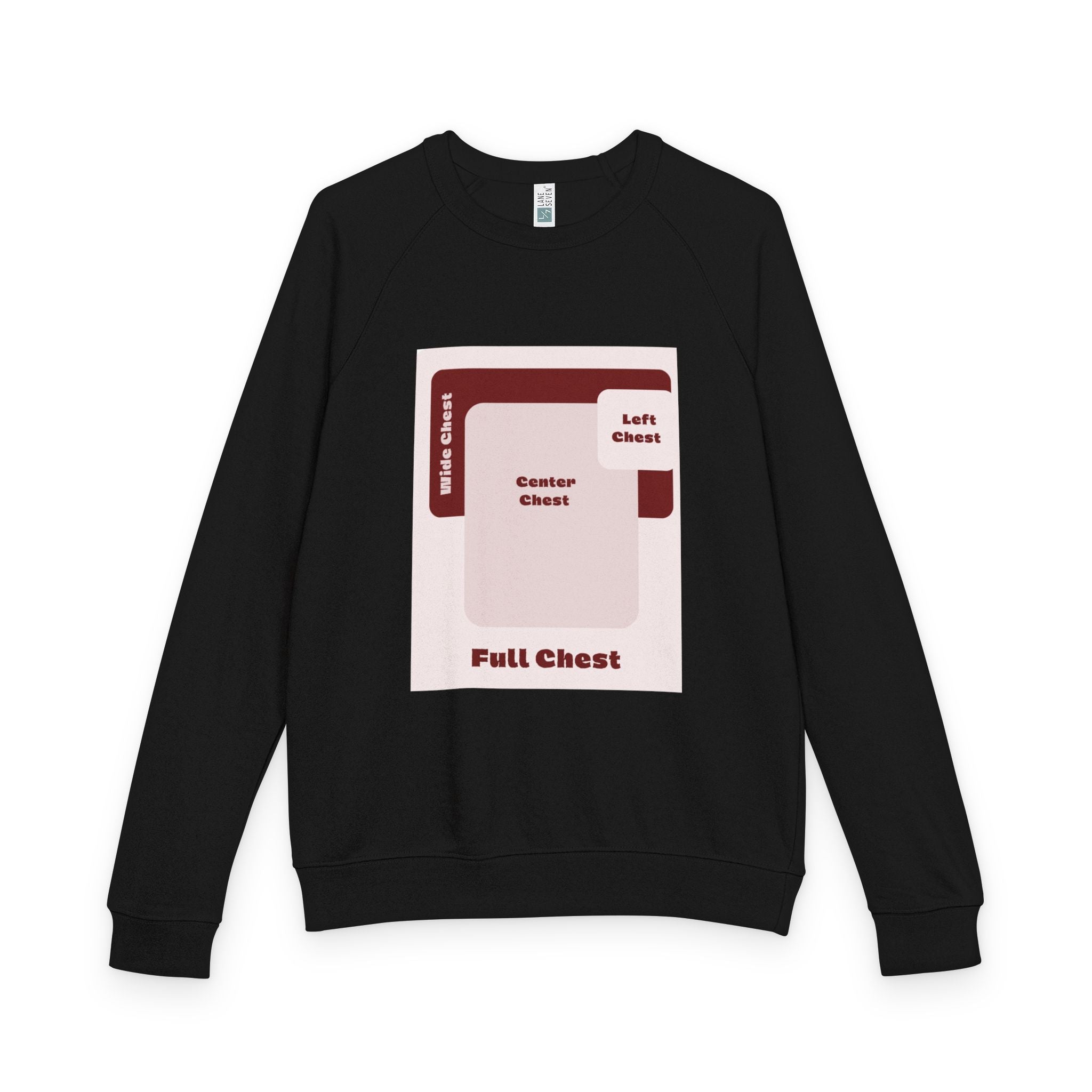 Customizable Lane Seven LS13004 Unisex French Terry Raglan Crewneck