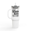 Customizable Polar Camel 40oz Insulated Travel Mug with Handle and Straw (Best Seller)