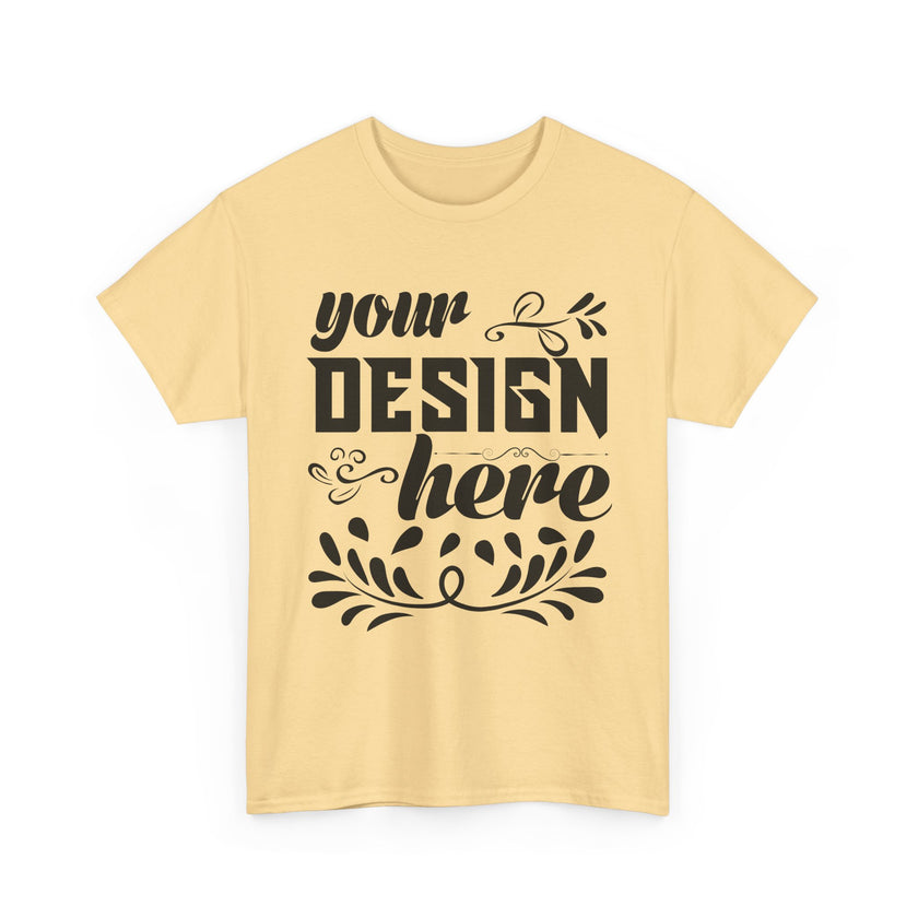 Customizable Gildan 5000 Unisex Heavy Cotton T-Shirt Classic Fit