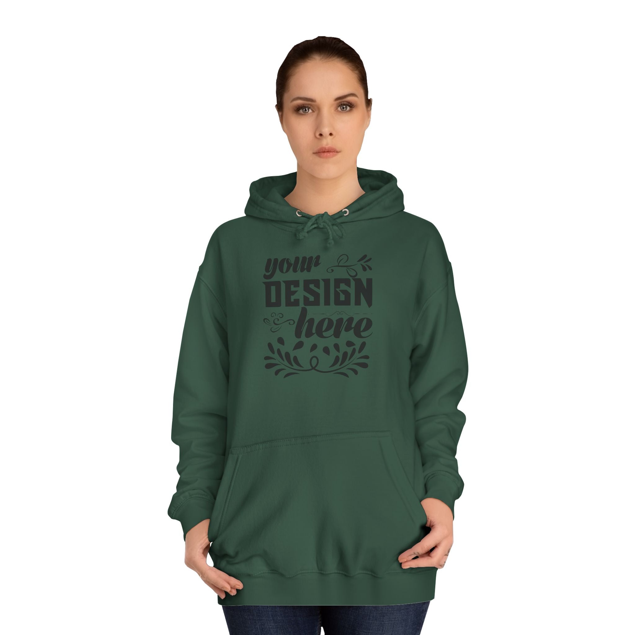 Customizable AWDis JH001 Unisex College Hoodie