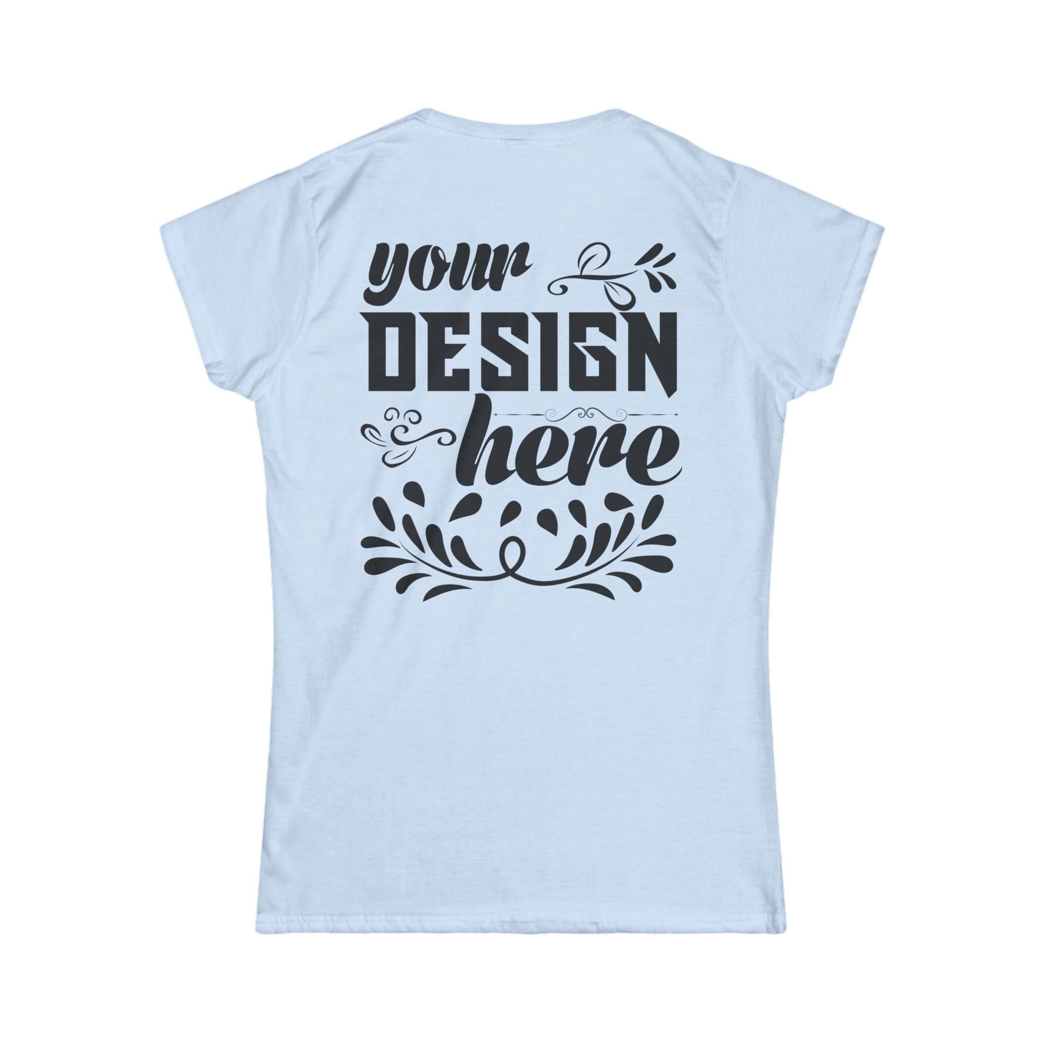 Customizable Gildan 64000L Womens Softstyle Short Sleeve T-Shirt