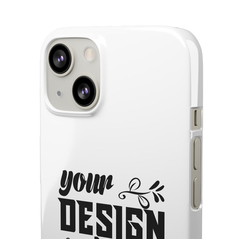 Customizable Snap Phone Case Slim Lightweight Polycarbonate Gloss Or Matte