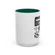 Customizable Glossy Ceramic Accent Mug 11oz and 15oz