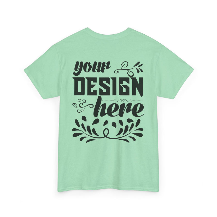 Customizable Gildan 5000 Unisex Heavy Cotton T-Shirt Classic Fit