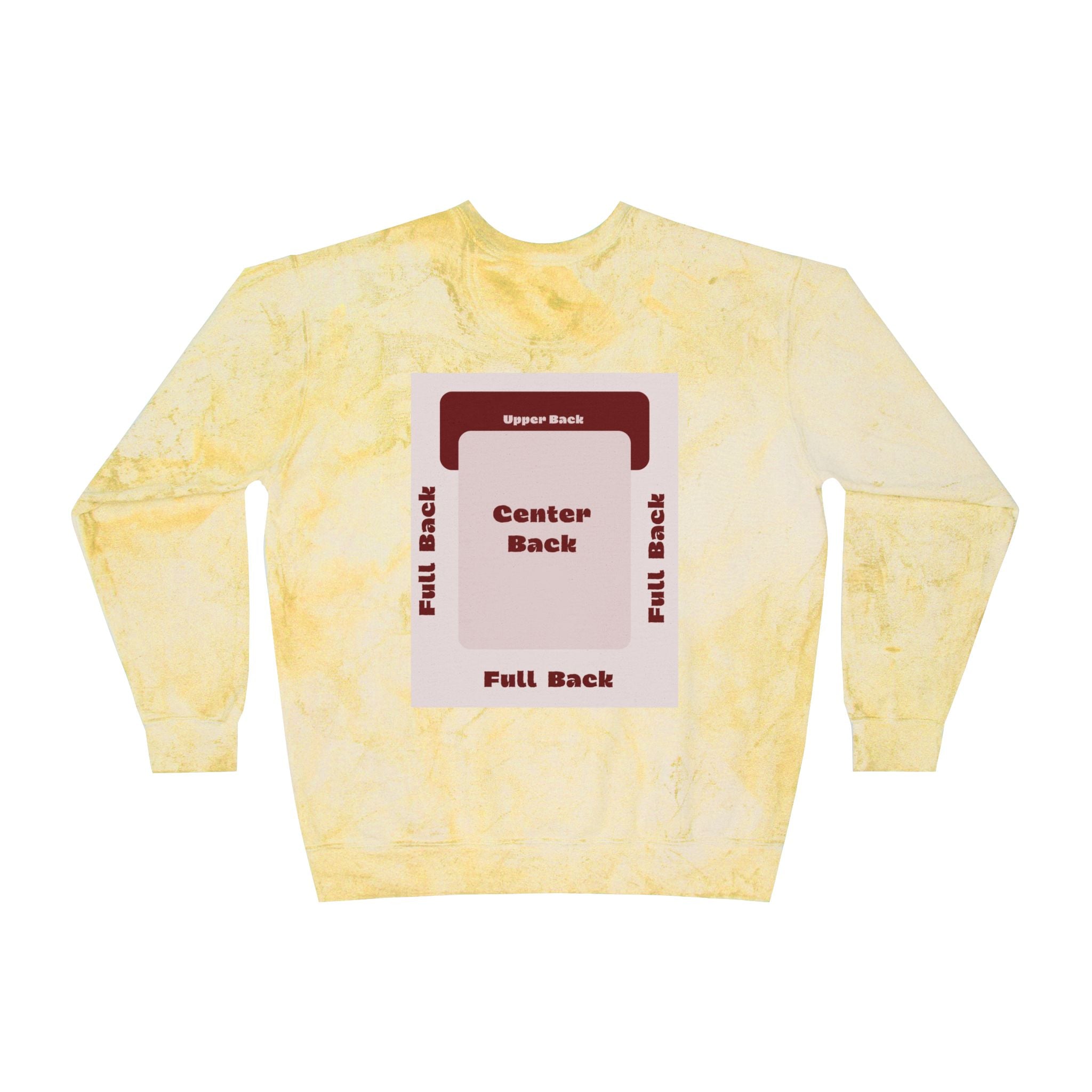 Customizable Comfort Colors 1545 Unisex Color Blast Crewneck Sweatshirt