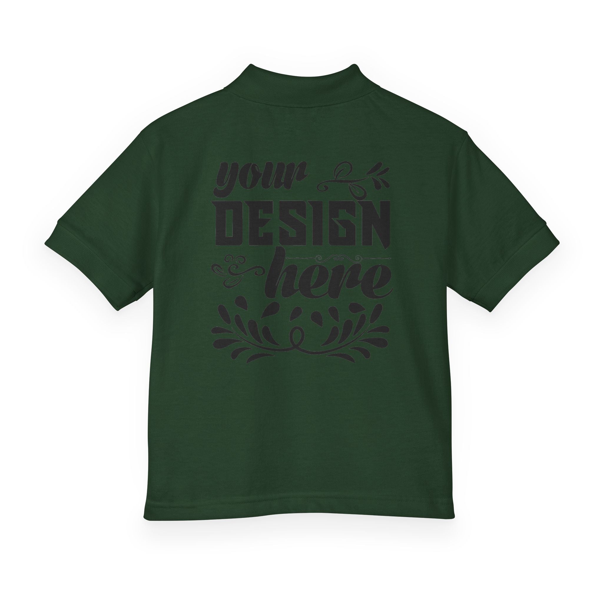 Customizable Gildan 8800B Youth DryBlend Jersey Polo Shirt