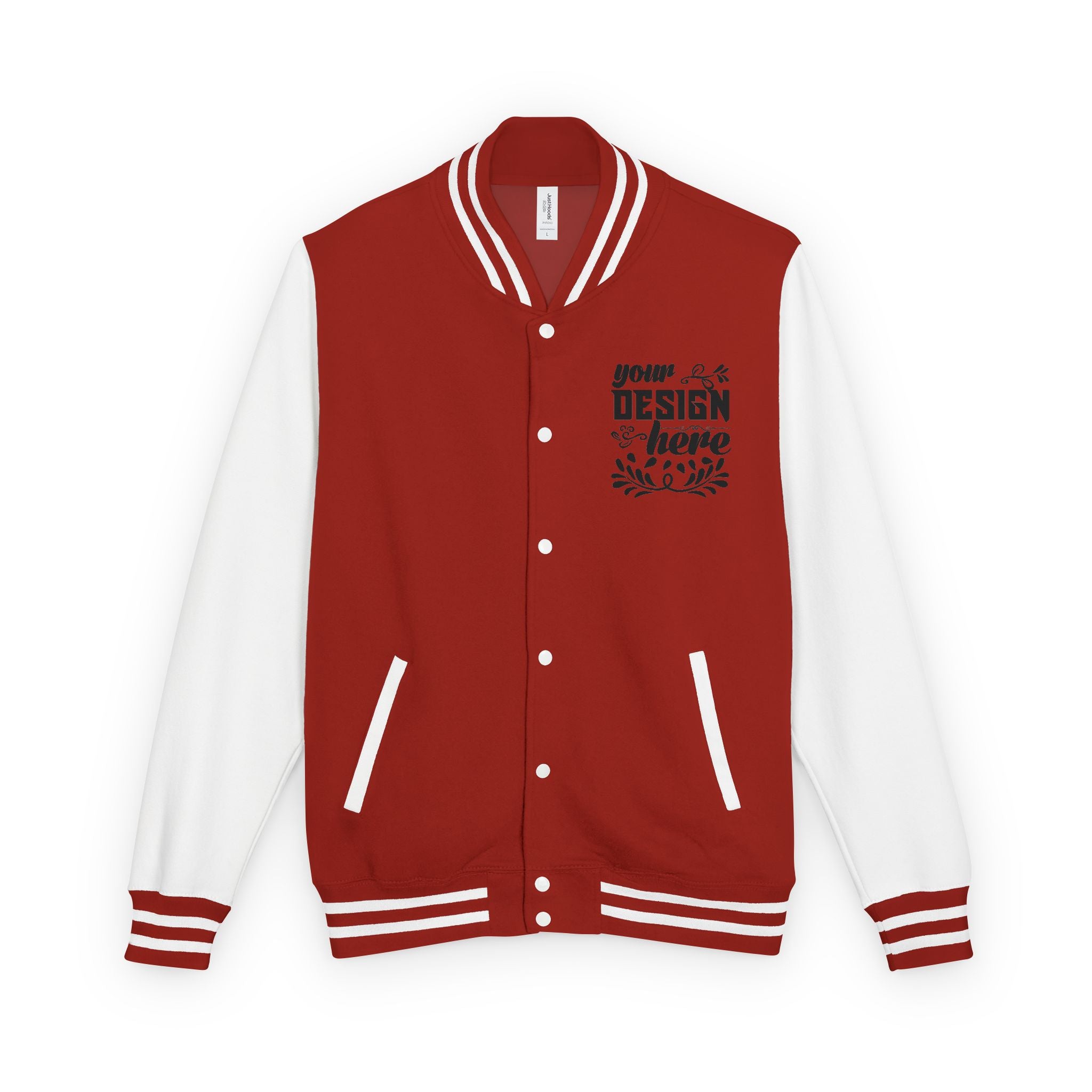 Customizable AWDis JH043 Unisex Heavyweight Letterman Jacket