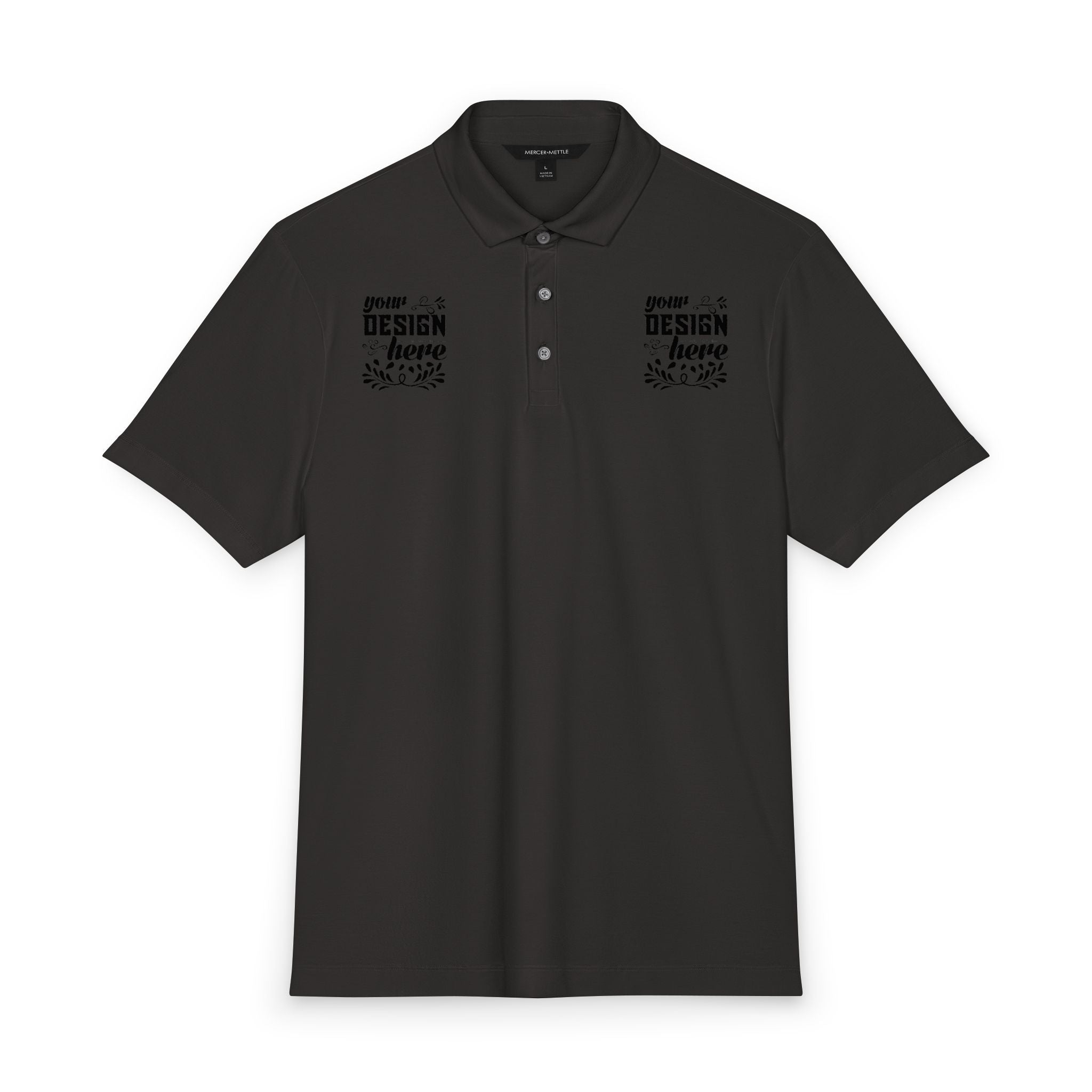 Customizable Mercer+Mettle MM1014 Mens Stretch Jersey Polo Shirt