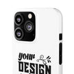 Customizable Snap Phone Case Slim Lightweight Polycarbonate Gloss Or Matte