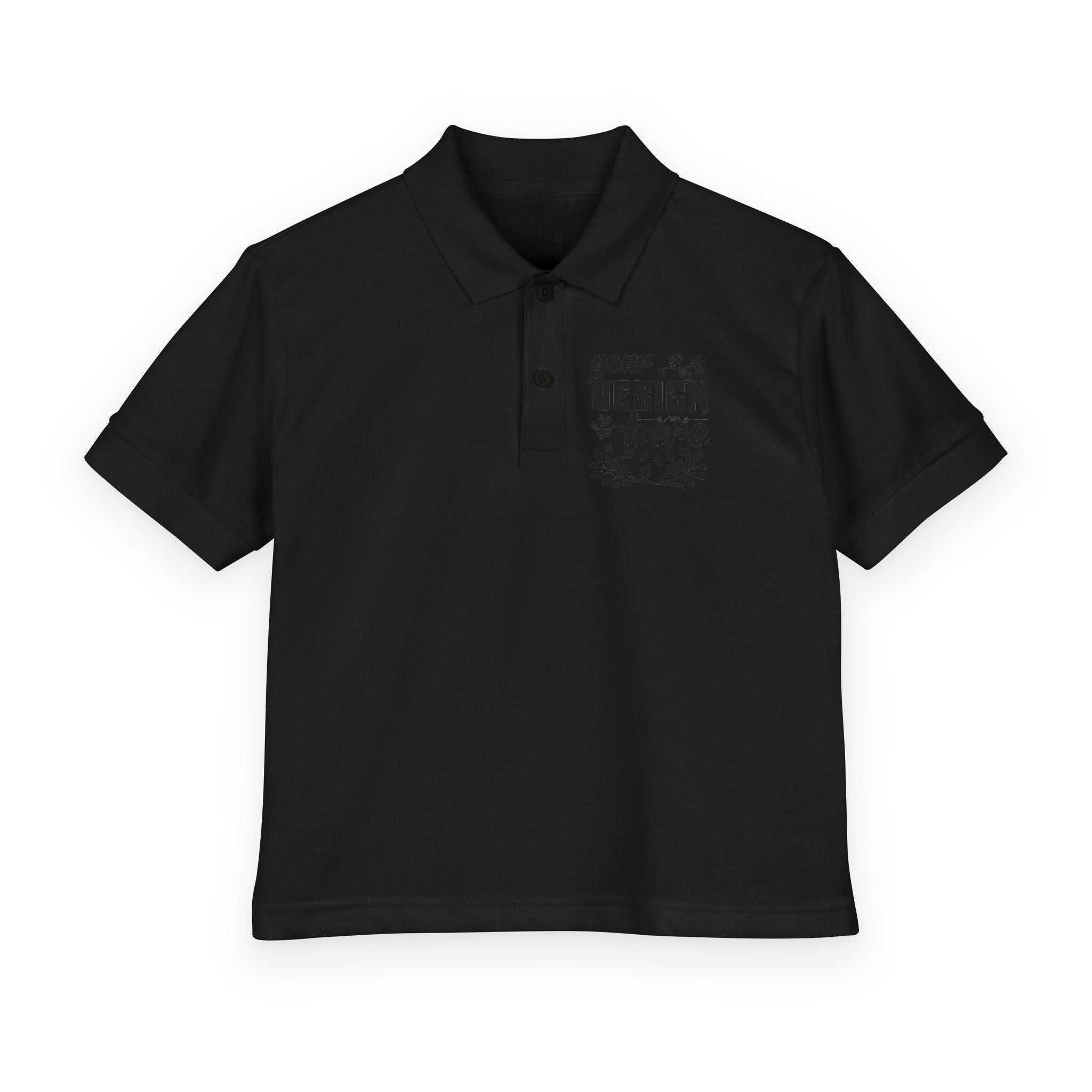 Customizable Gildan 8800B Youth DryBlend Jersey Polo Shirt