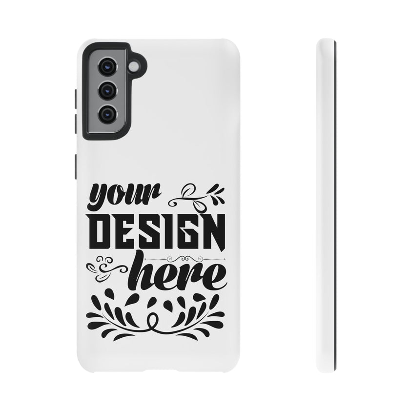 Customizable Tough Dual Layer Phone Case Polycarbonate TPU Liner Protective