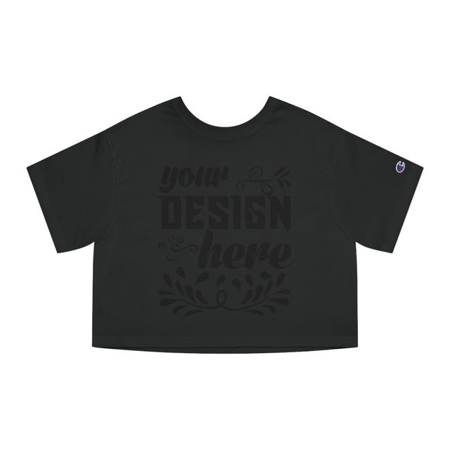 Customizable Champion T453W Womens Heritage Cropped T-Shirt Jersey