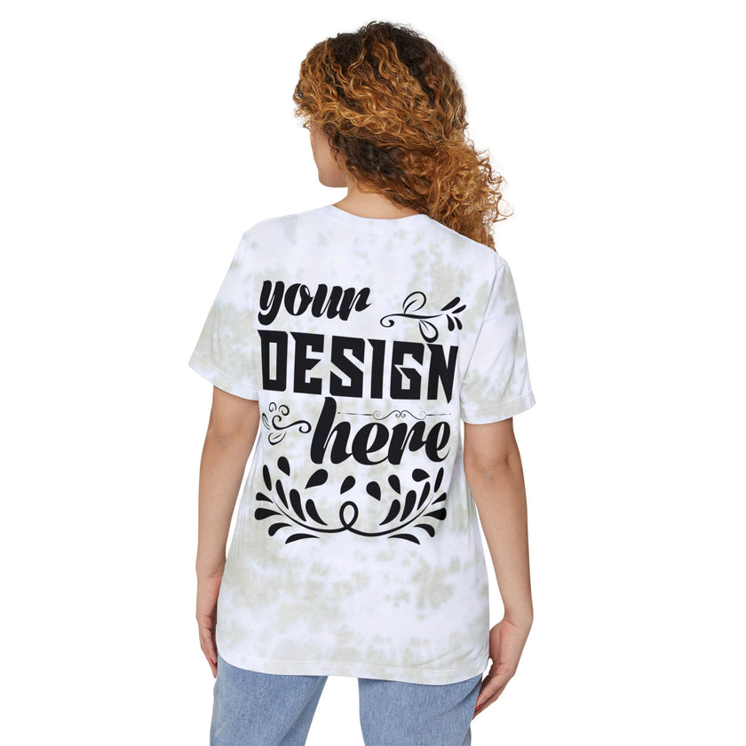 Customizable Bella+Canvas 3100RD Unisex FWD Tie Dyed T Shirt