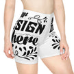 Customizable Womens Biker Shorts All Over Print Moisture Wicking