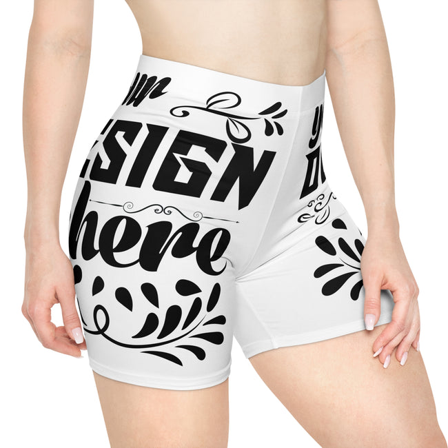 Customizable Womens Biker Shorts All Over Print Moisture Wicking