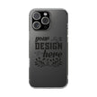 Customizable Clear Impact Resistant Phone Case With TPU Sides Wireless Ready