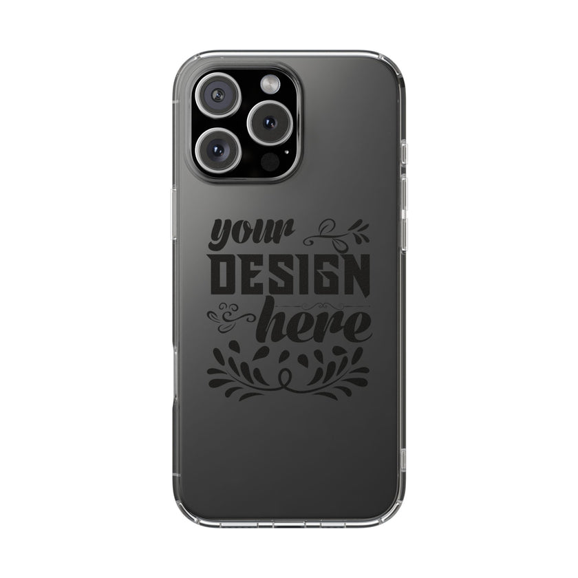 Customizable Clear Impact Resistant Phone Case With TPU Sides Wireless Ready