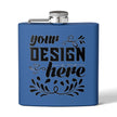 Customizable Polar Camel 6oz Stainless Steel Flask with UV DTF Print