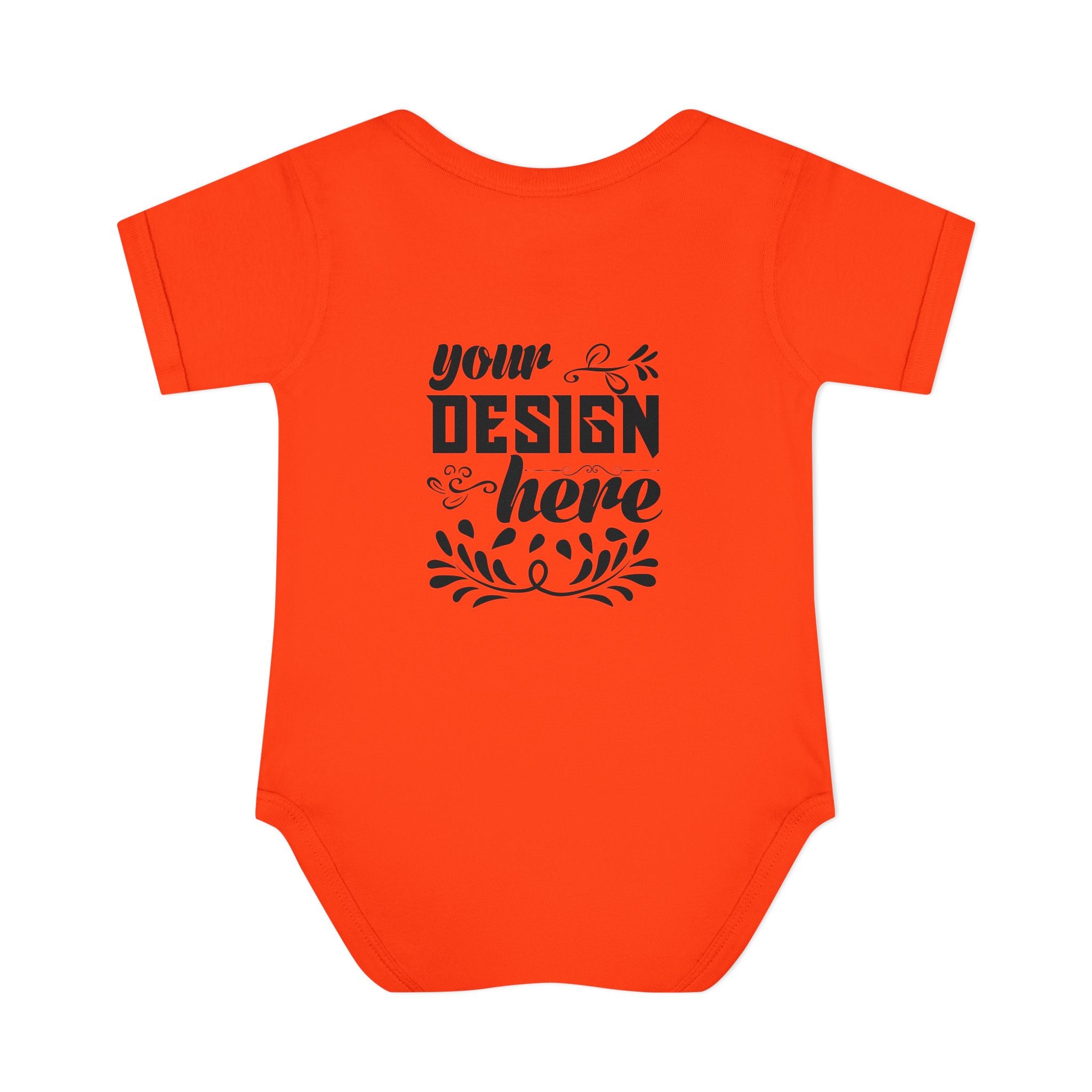 Customizable Infant Baby Rib Bodysuit Rabbit Skins 4400 Unisex