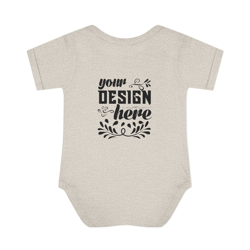Customizable Infant Baby Rib Bodysuit Rabbit Skins 4400 Unisex
