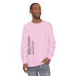 Comfort Colors 6014 Unisex  Long Sleeve T-Shirt | Booktrovert Graphic Print