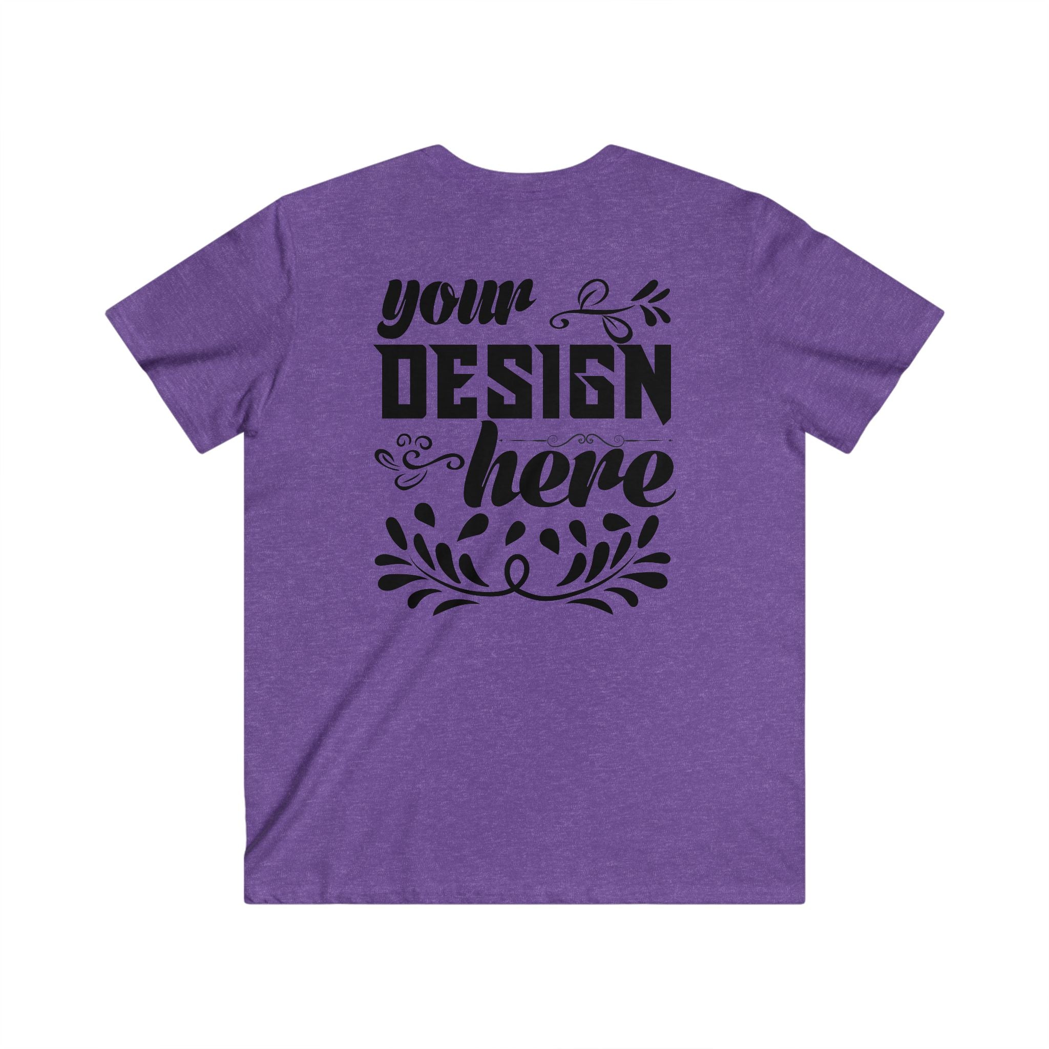 Customizable Gildan 64V00 Mens Fitted V Neck Short Sleeve Tee