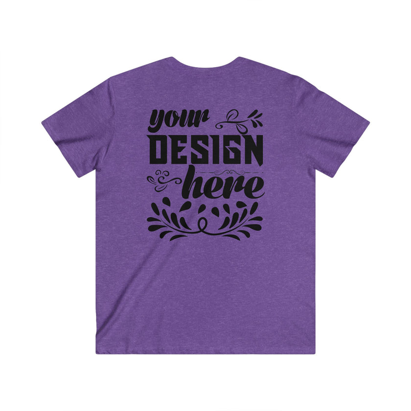 Customizable Gildan 64V00 Mens Fitted V Neck Short Sleeve Tee