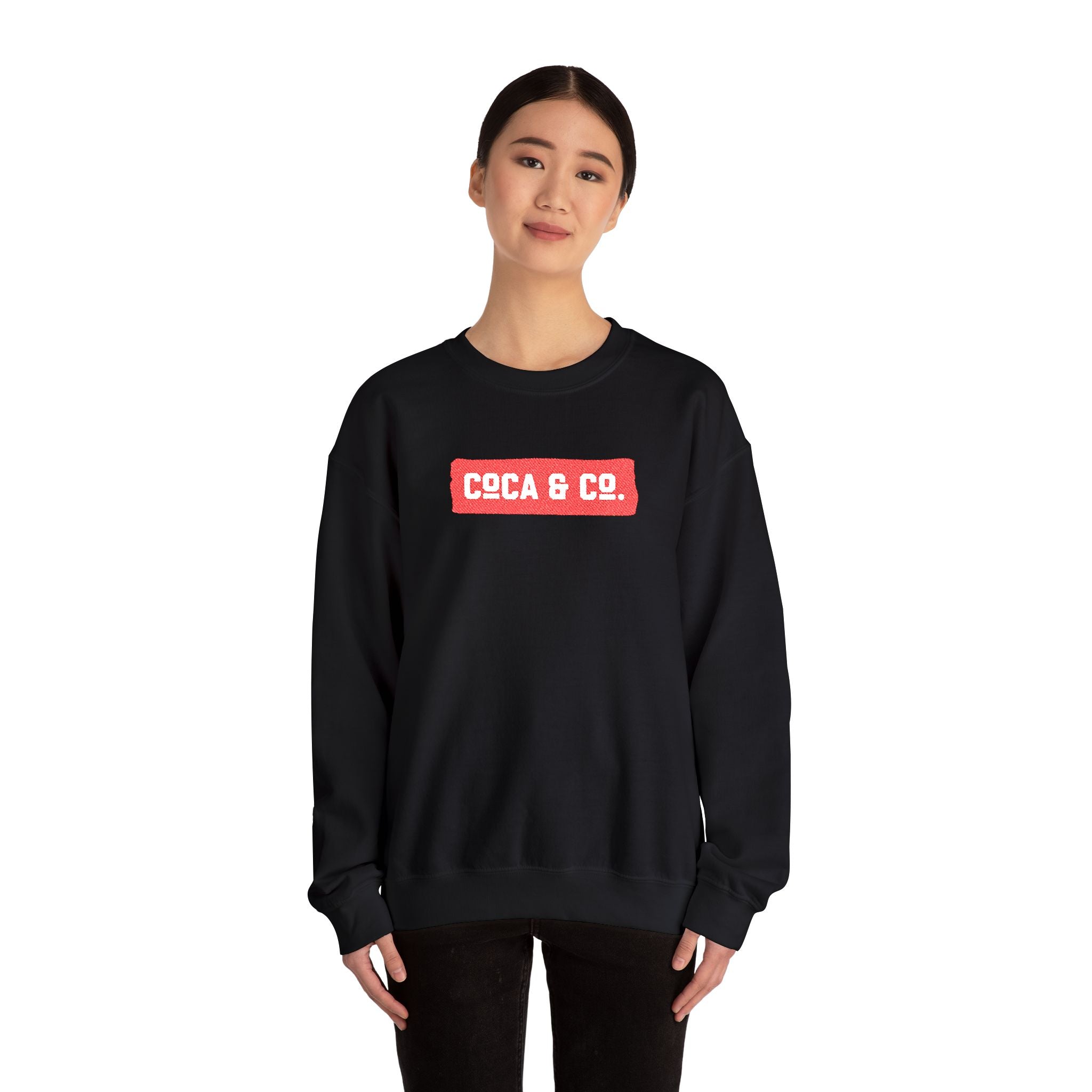 Gildan 18000 Unisex Crewneck Sweatshirt | Coca & Co Embroidery