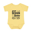 Customizable Infant Baby Rib Bodysuit Rabbit Skins 4400 Unisex