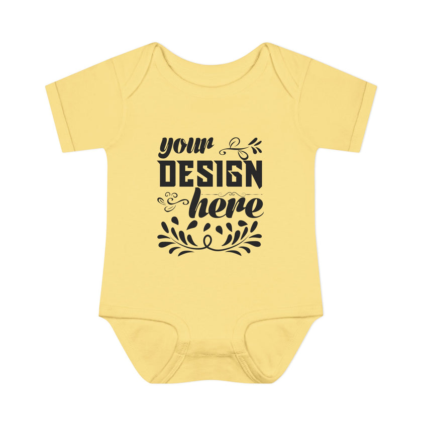 Customizable Infant Baby Rib Bodysuit Rabbit Skins 4400 Unisex
