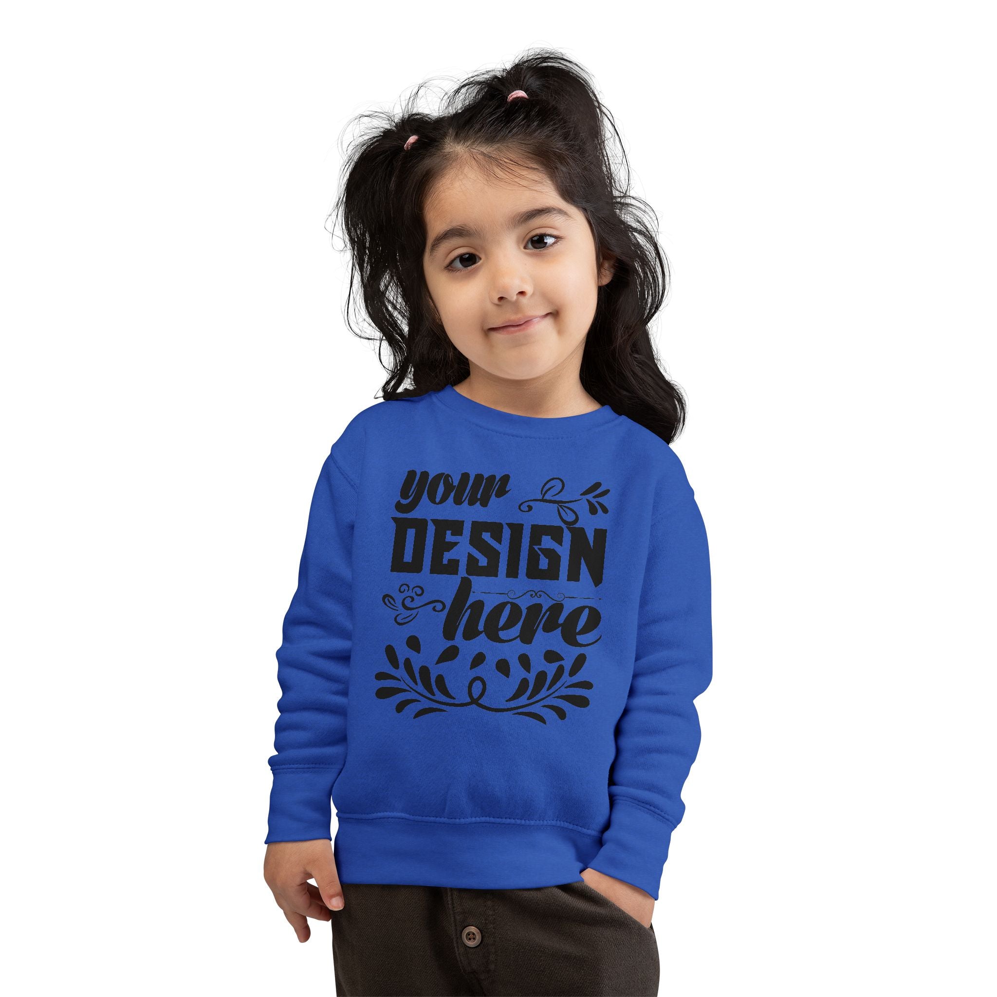 Customizable Rabbit Skins 3317 Toddler Fleece Sweatshirt