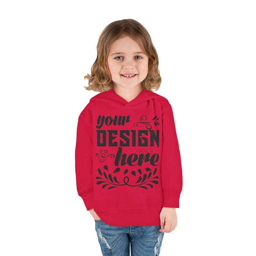 Customizable Rabbit Skins Toddler Pullover Fleece Hoodie DTG