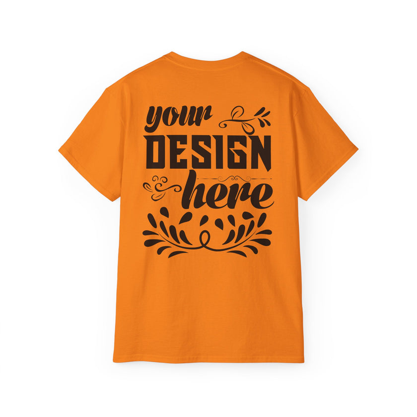 Customizable Gildan 2000 Unisex Ultra Cotton Crew Neck T-Shirt