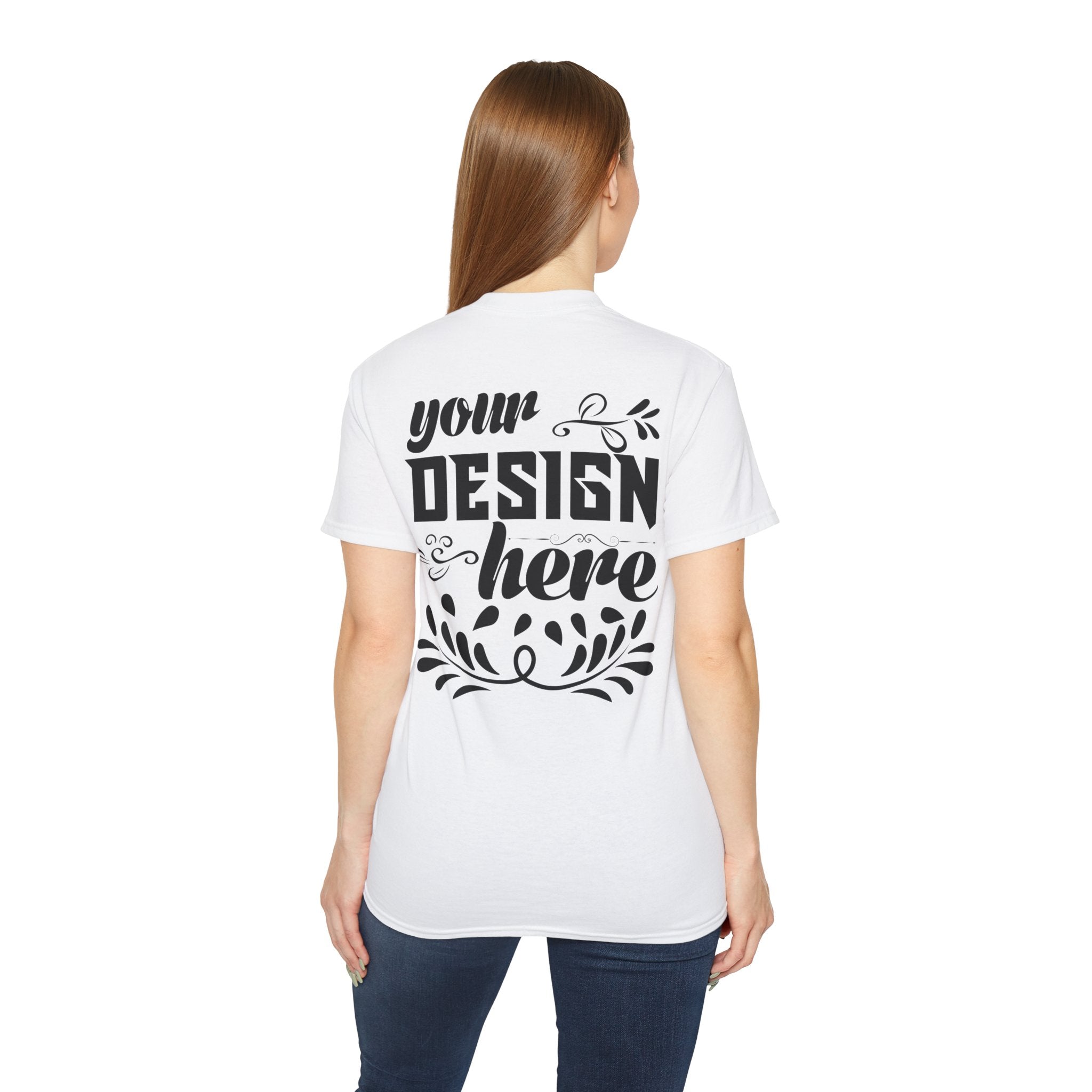 Customizable Gildan 2000 Unisex Ultra Cotton Crew Neck T-Shirt