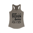 Customizable Next Level 1533 Womens Ideal Racerback Tank