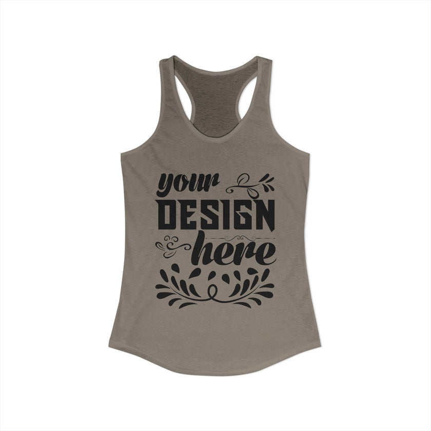Customizable Next Level 1533 Womens Ideal Racerback Tank