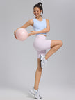 Nameria Seamless Fixed Cup Yoga Sports Bra