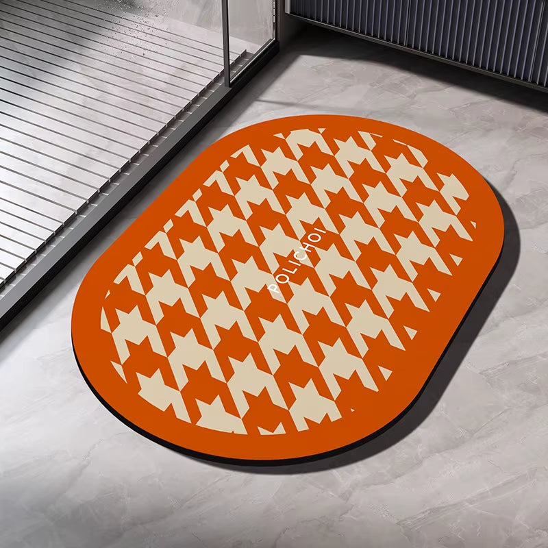 Nameria Quick Dry Diatom Bath Mat – Non Slip Absorbent Floor Mat