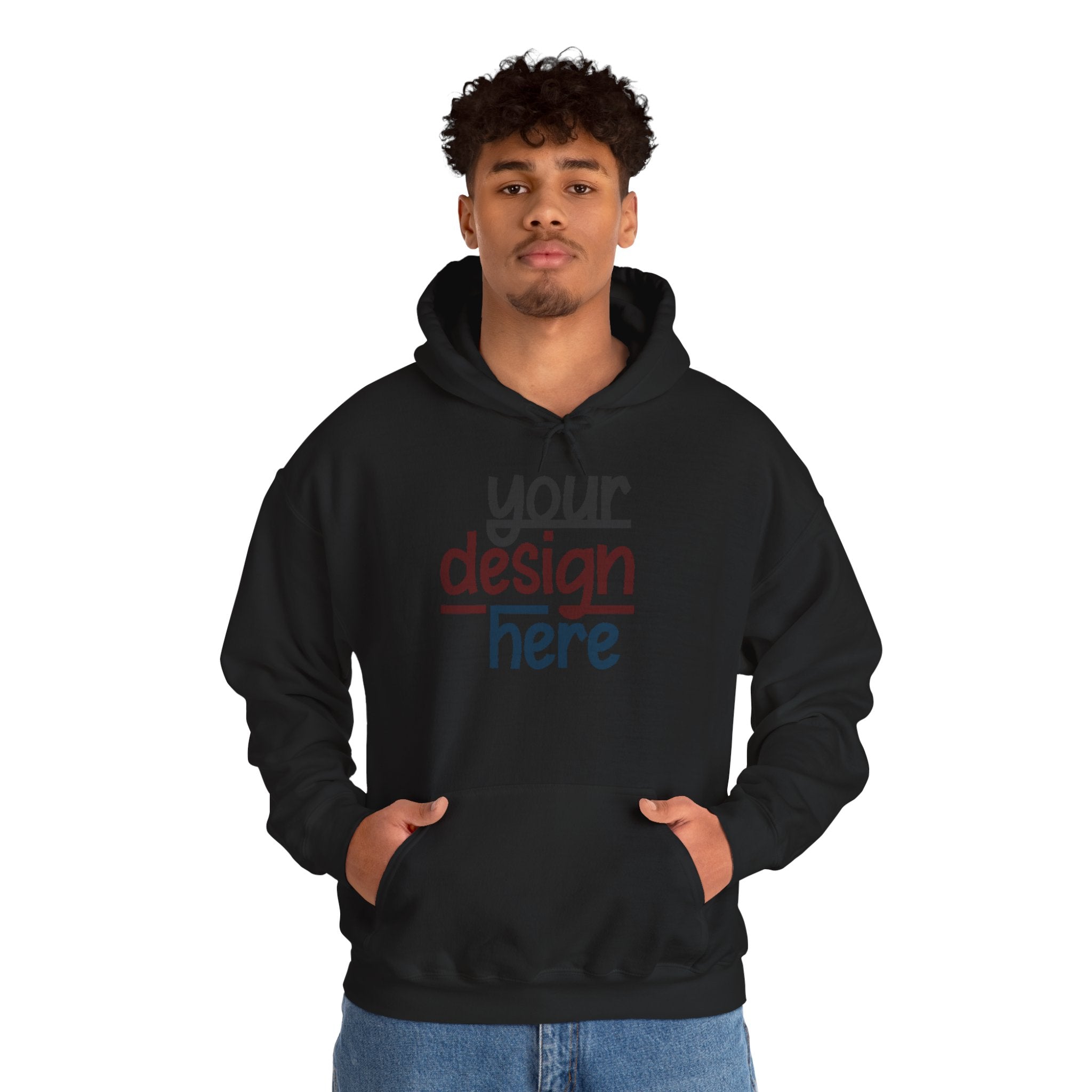 Customizable Gildan 18500 Unisex Heavy Blend Hooded Sweatshirt