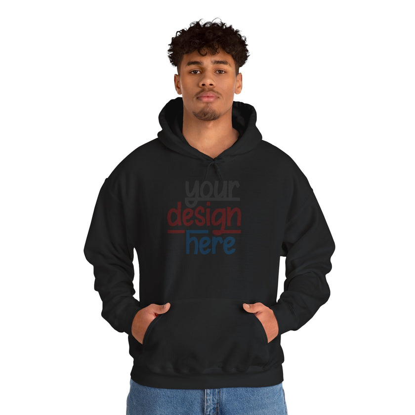 Customizable Gildan 18500 Unisex Heavy Blend Hooded Sweatshirt