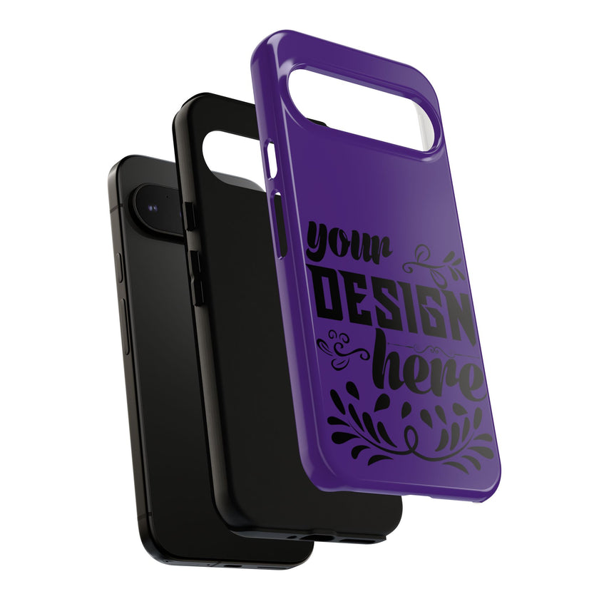 Customizable Tough Dual Layer Phone Case Polycarbonate TPU Liner Protective