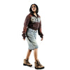 Nameria Unisex Corduroy Zip Hoodie Dollar Print